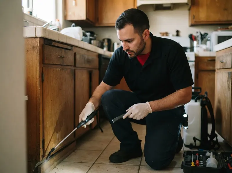 Cockroach Mechanical Cleanout & Void Injection in Los Angeles, CA