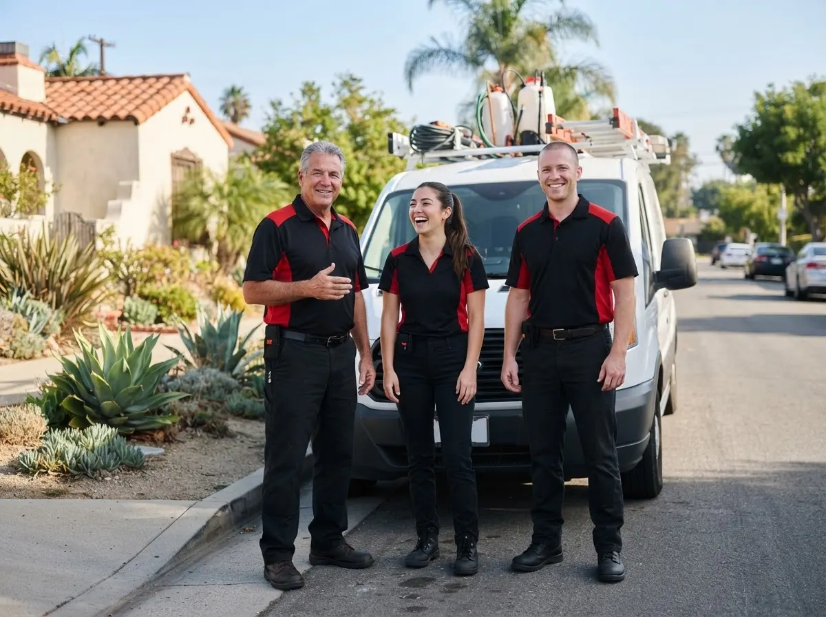 CopperLine Pest Services pest control services team in Los Angeles, CA